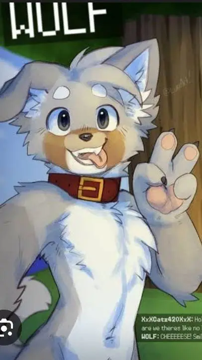 ai character: WULF  background