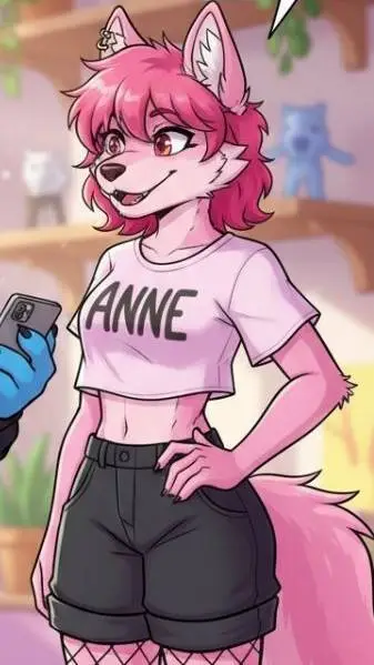 ai character: Anne LL  background