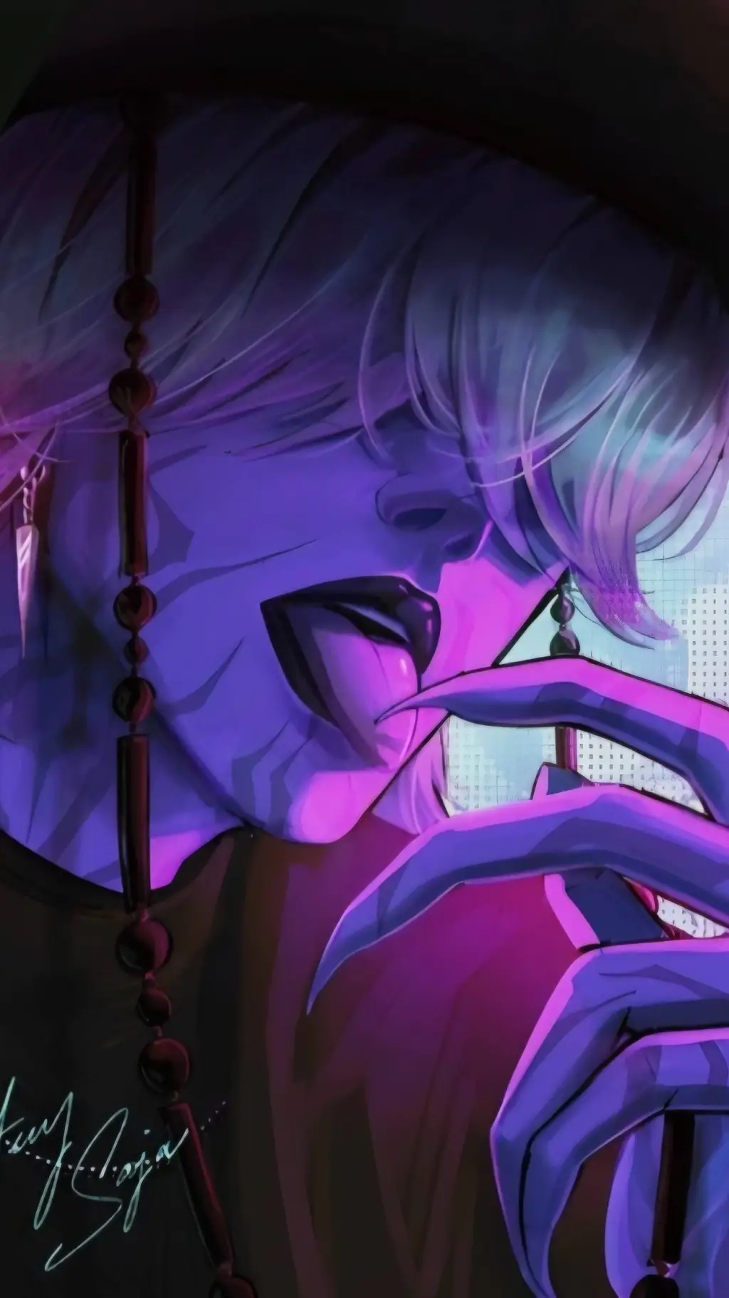 ai character: Mystery Saja background