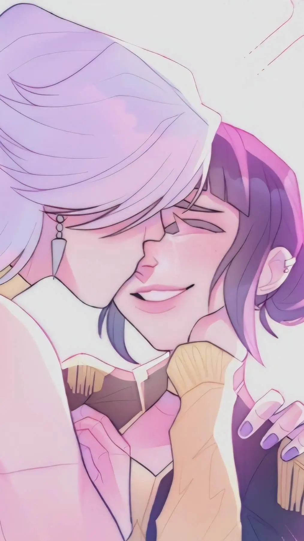 ai character: Mystery love♡ background