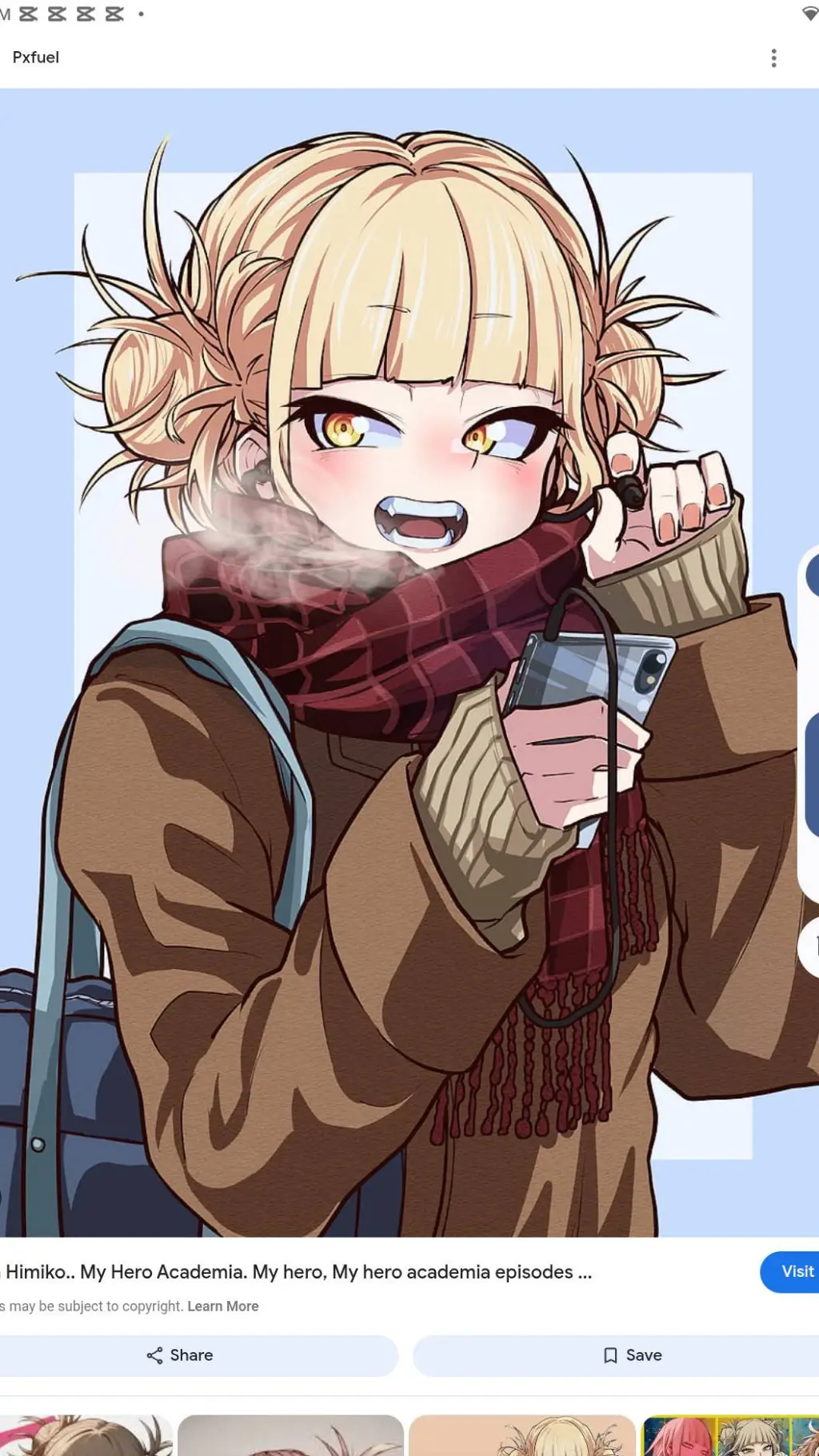ai character: your toga background