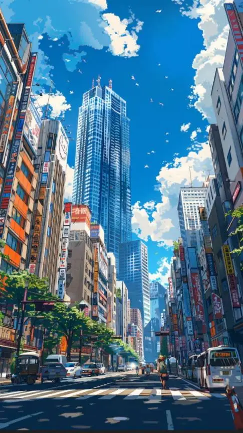 ai character: A cidade  background