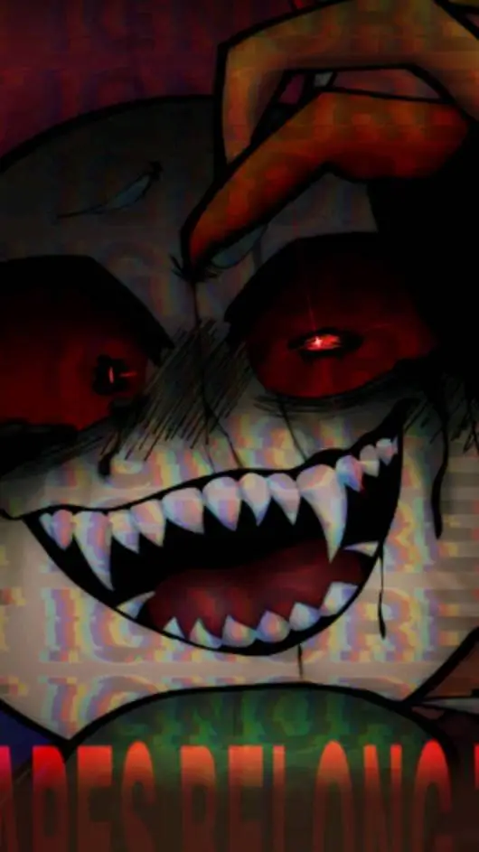 ai character: twisted crew❤️🖤 background