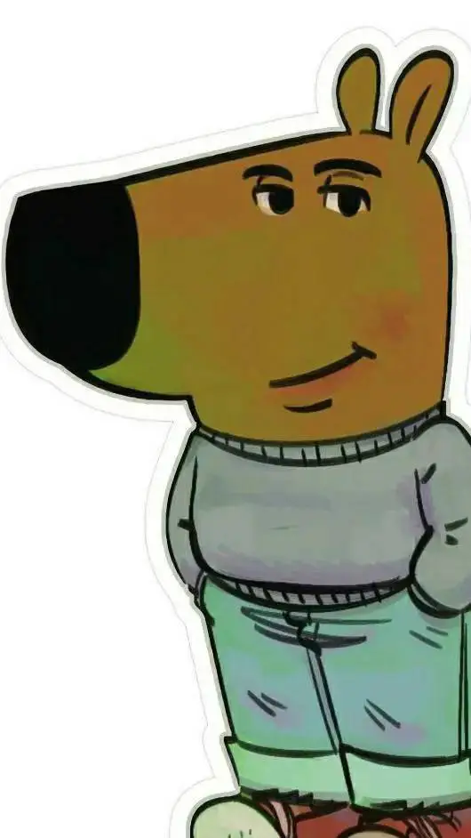 ai character: chill guy background