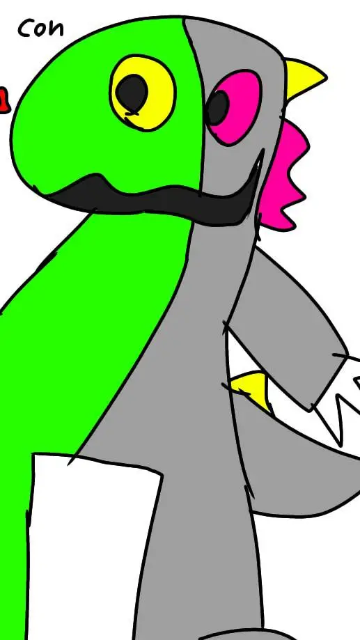 ai character: dinogodzilla background