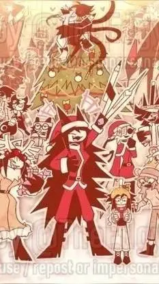 ai character: Fpe christmas! background