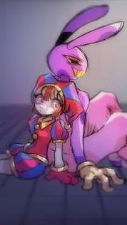 ai character: Jax X Pomni background
