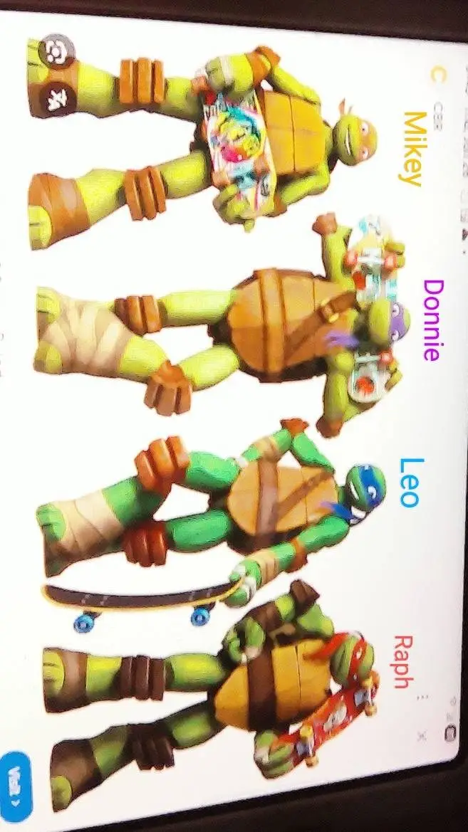 ai character: 2012 Ninja turtles background