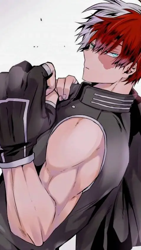 ai character: shoto todoroki  background