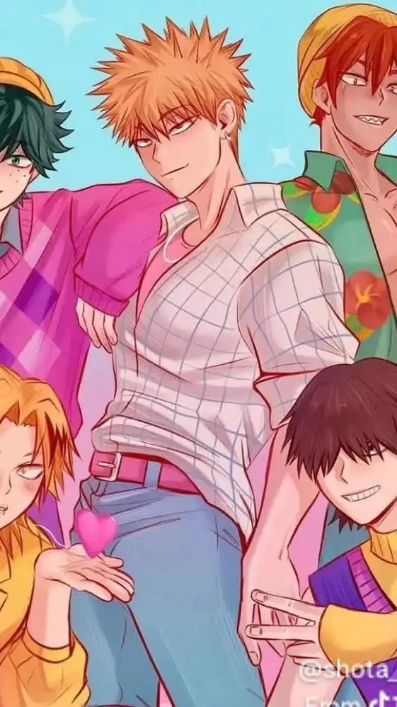 ai character: MHA sleepover! background