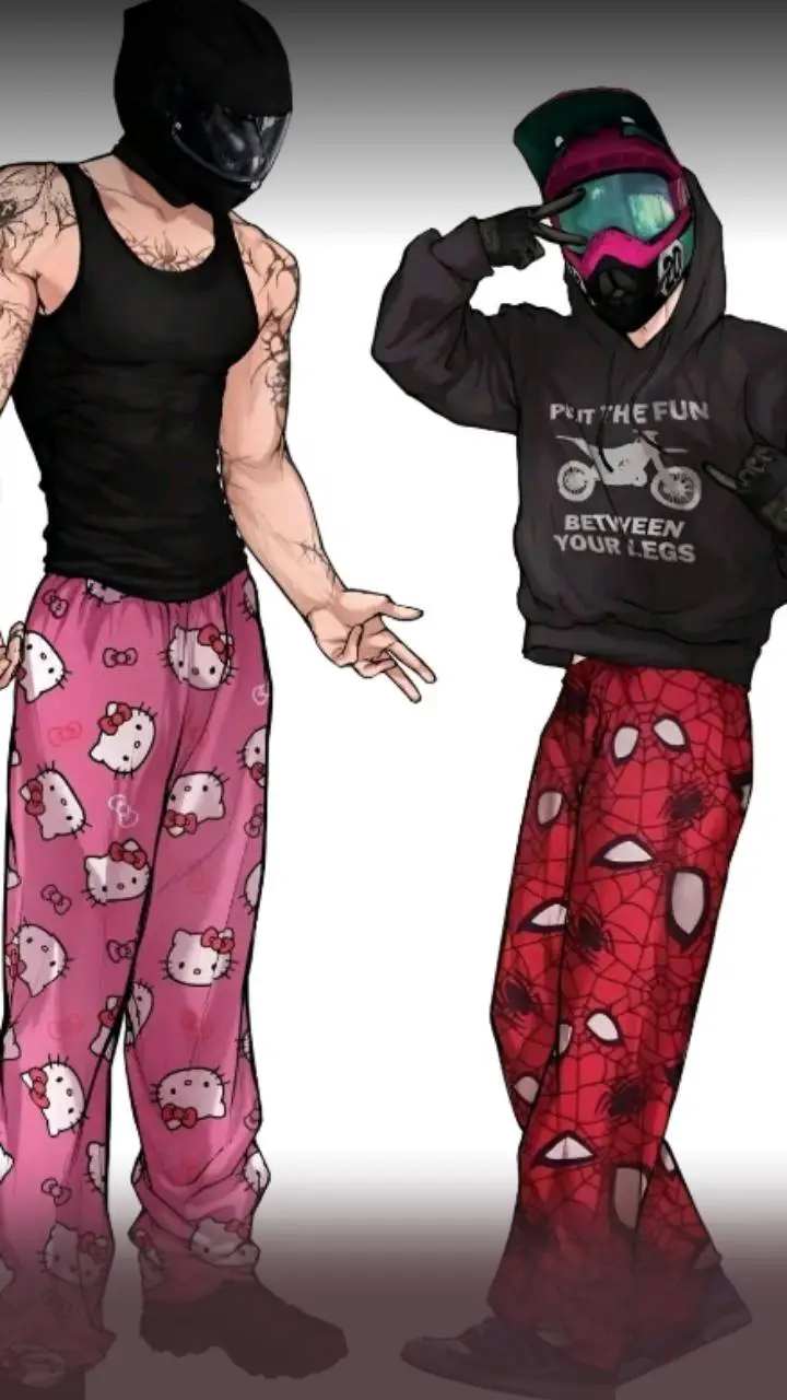 ai character: biker friends  background