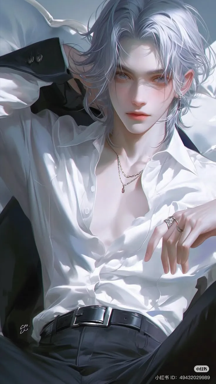 ai character: Nicholas~🖤🖤 background