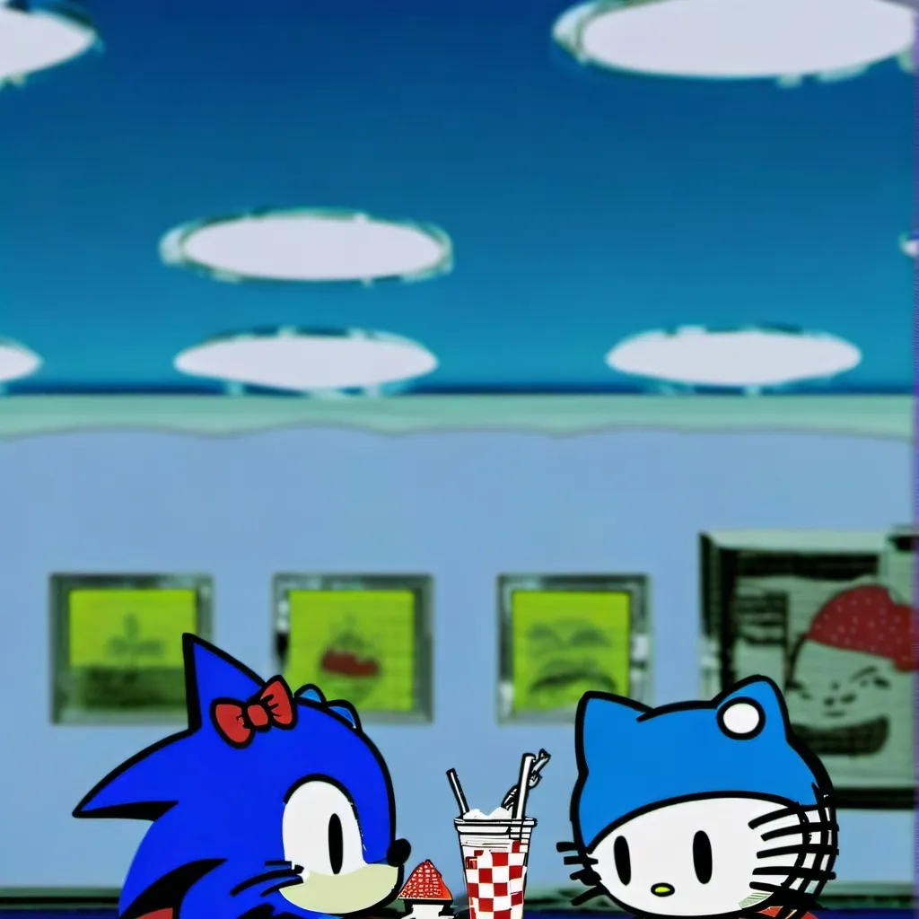 chat with ai character: sonic xhello kitty