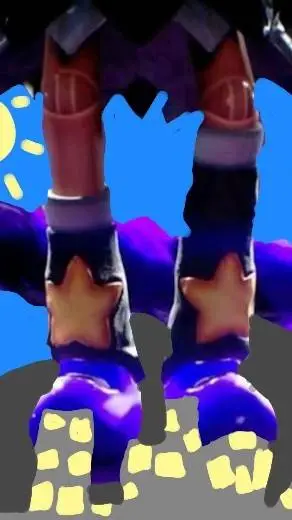 ai character: giant lilly background