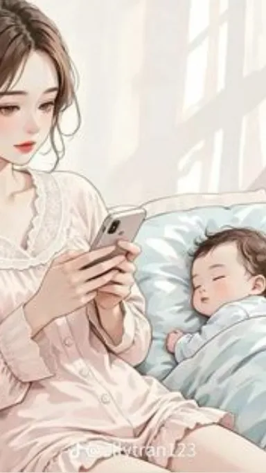 ai character: Tu y tu bebé❤️ background
