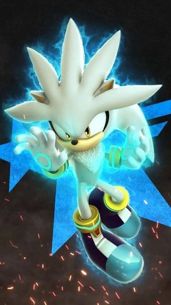 ai character: Silver background