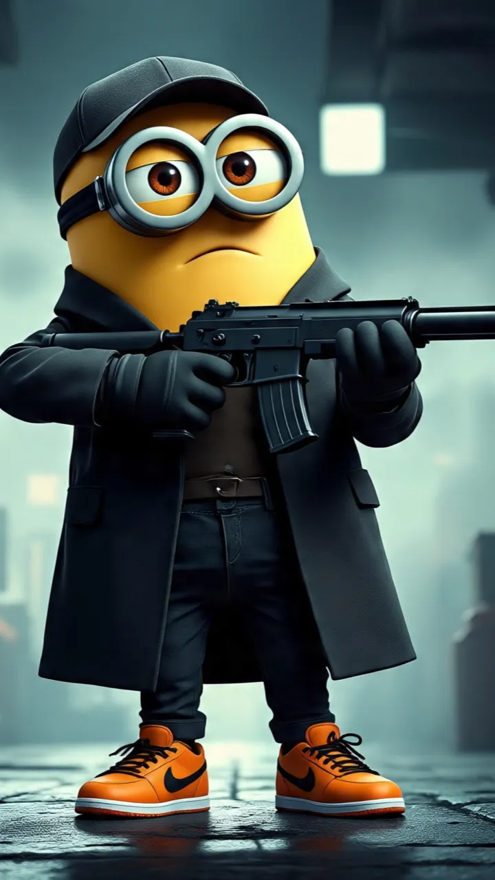 ai character: Minion ￼￼ladrón background