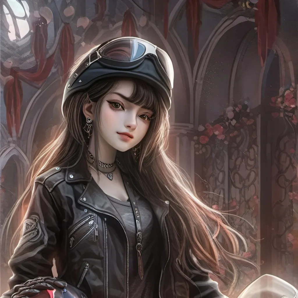 chat with ai character: biker girlfriend 