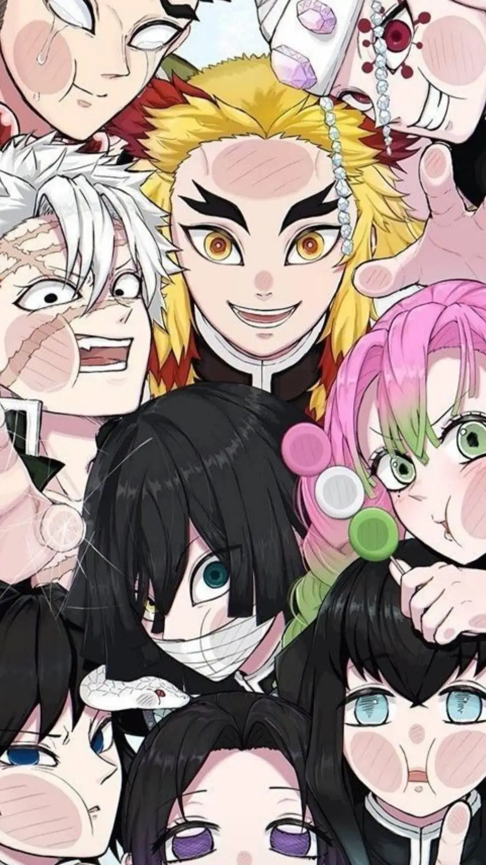 ai character: Hashiras roadtrip  background