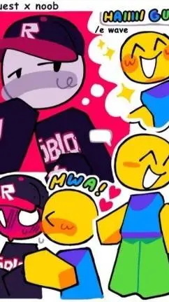 ai character: Guesty x nooby background