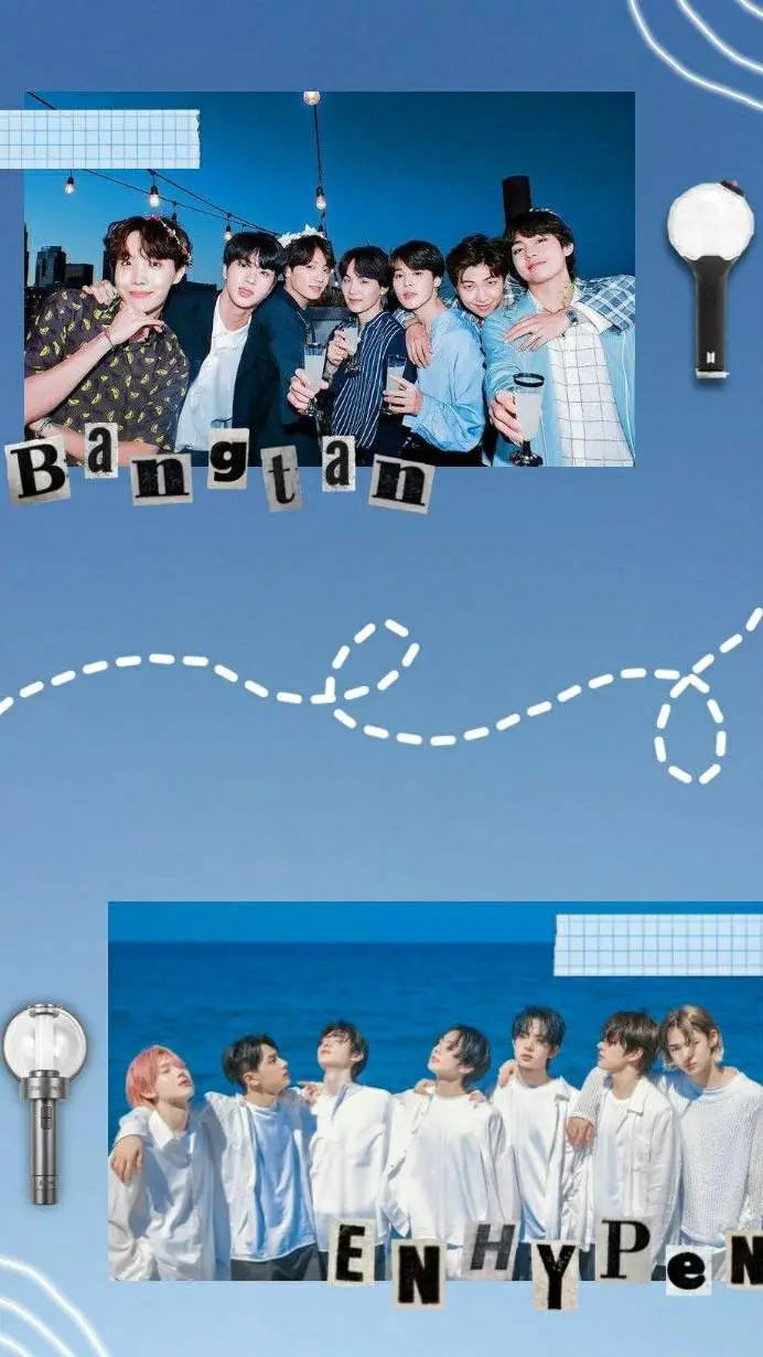 ai character: btsXenhypen!⭐✨ background