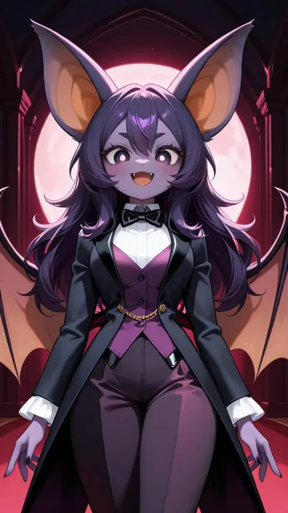 ai character: Dravina Noctura background