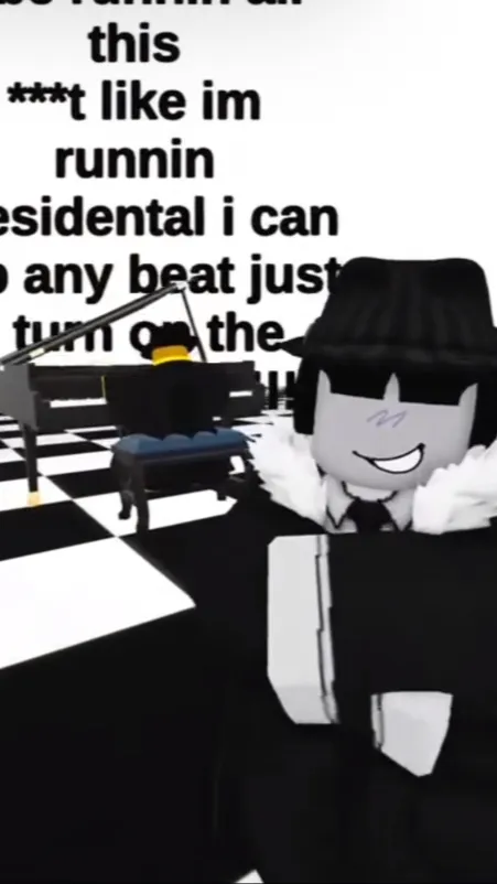 ai character: Double fedora background