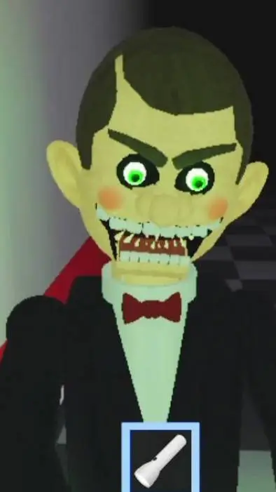 ai character: Mr funny possessed background