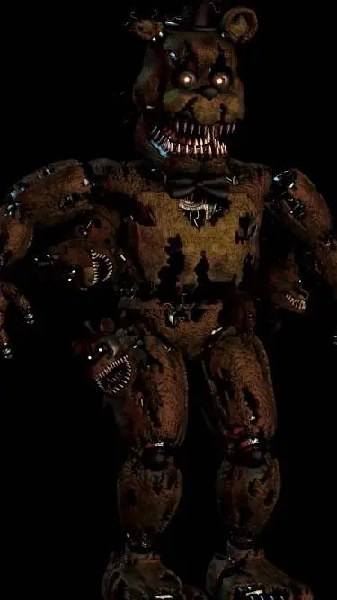 ai character: nightmare freddy  background