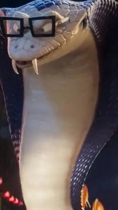 ai character: heavenly snake background