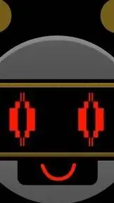 ai character: evil fun bot  background