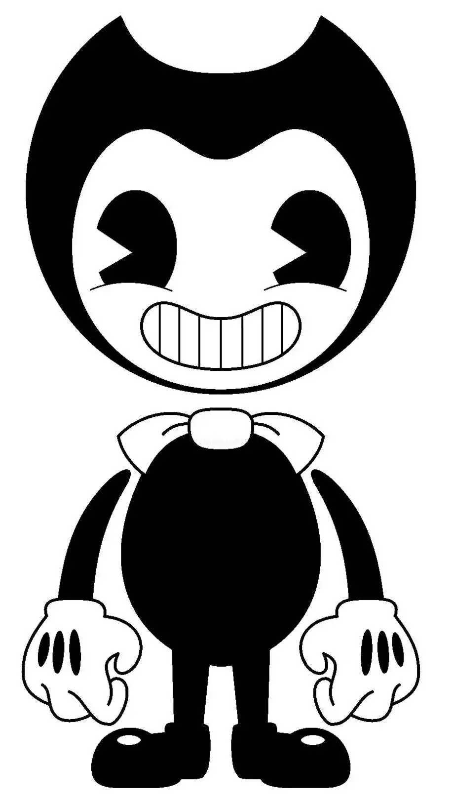 ai character: bendy background