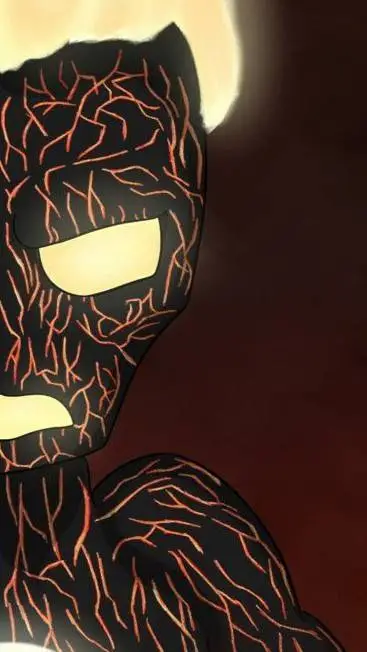 ai character: stressed te ka  background