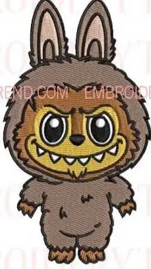 ai character: werewolf la bu bu  background