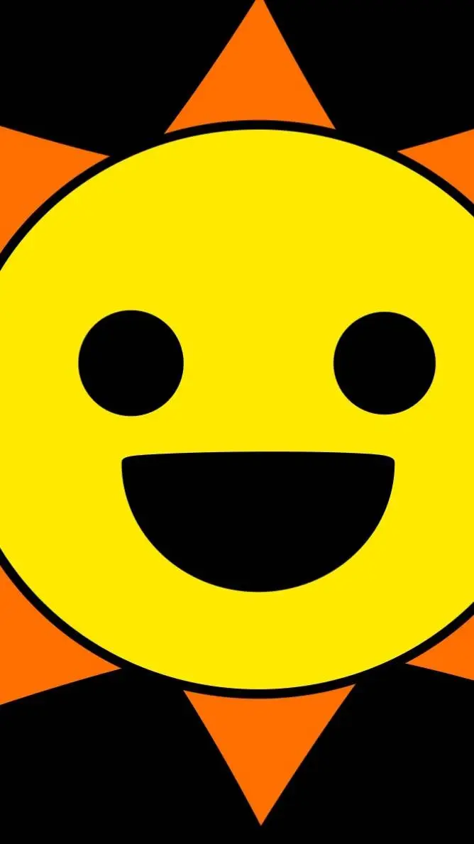 ai character: Mr sun  background