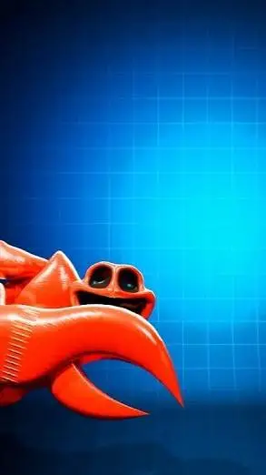 ai character: cranky crab monste background