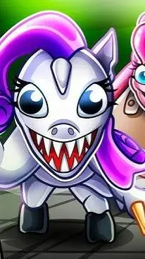 ai character: protective monster background
