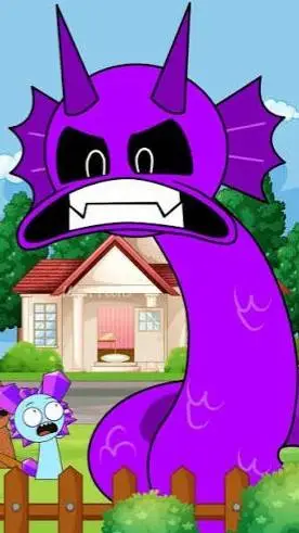 ai character: phase 3 durple  background