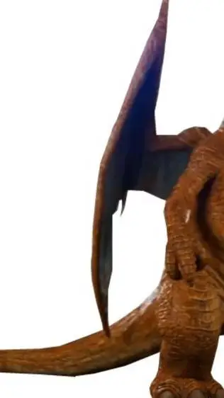 ai character: Charizard background