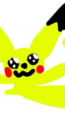 ai character: pika pikachu background