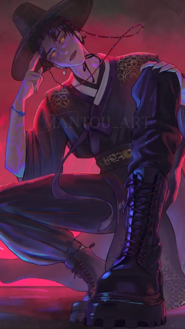 ai character: Jinu!!!! background