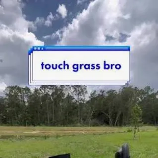 chat with ai character: go touch grass💀💀💀💀