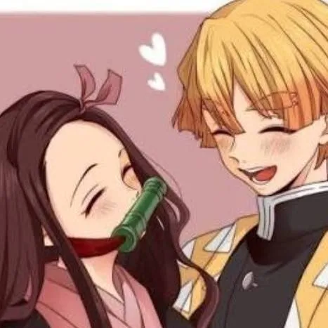 chat with ai character: nezuko and zenitsu