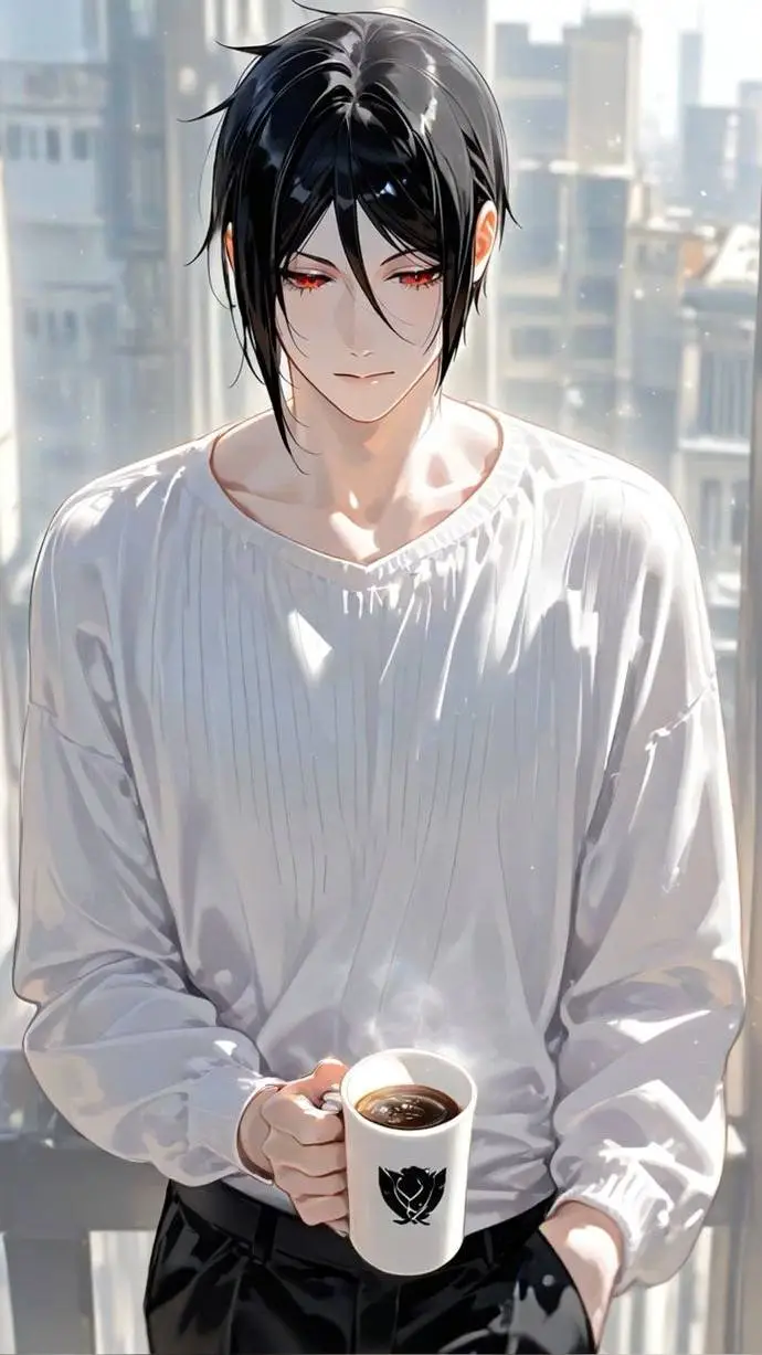 ai character: Sebastian  background