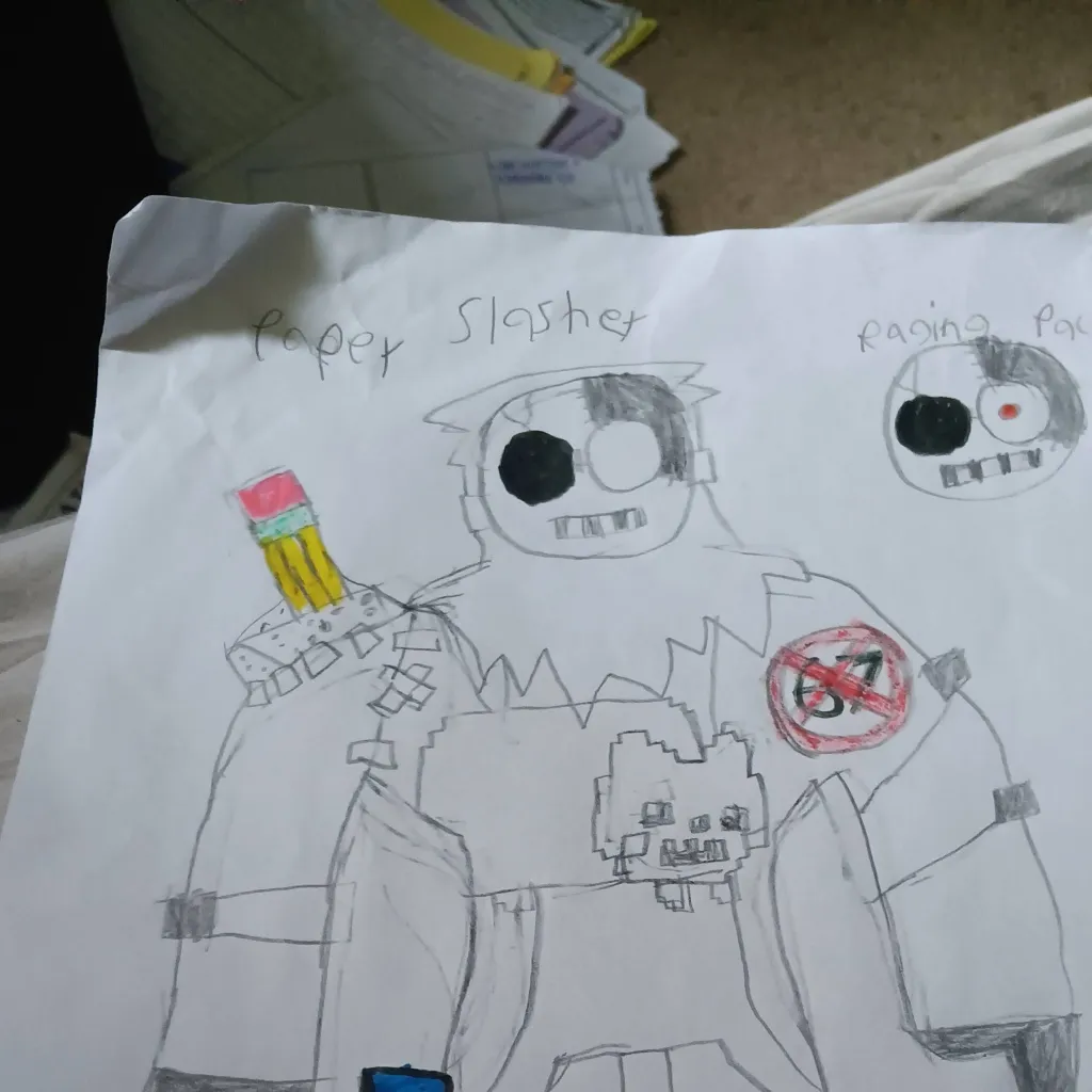 chat with ai character: Paper Slasher