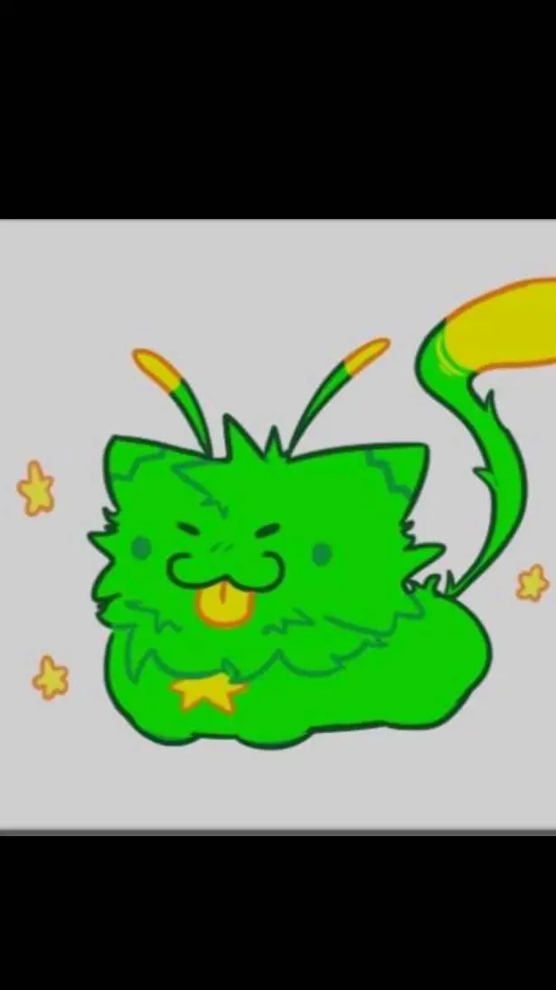 ai character: ~Alien cat~ background