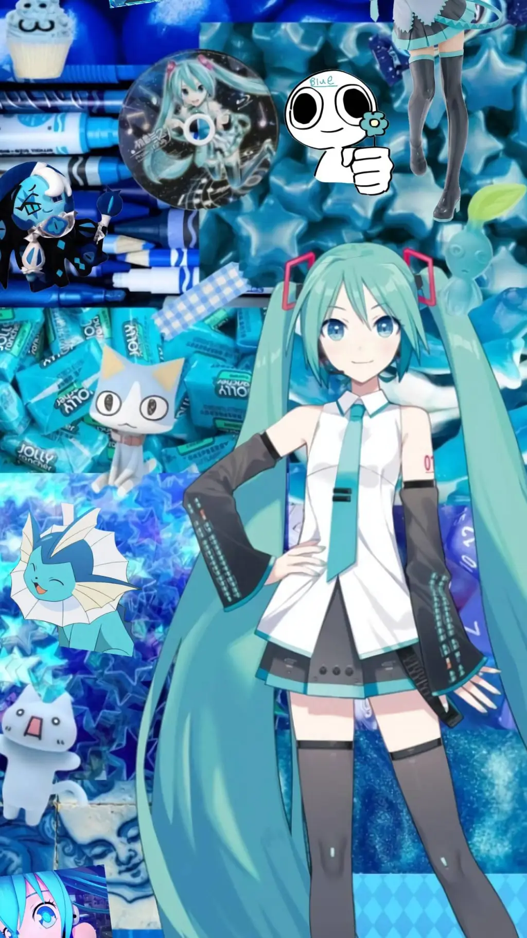 ai character: Hatsune Miku background