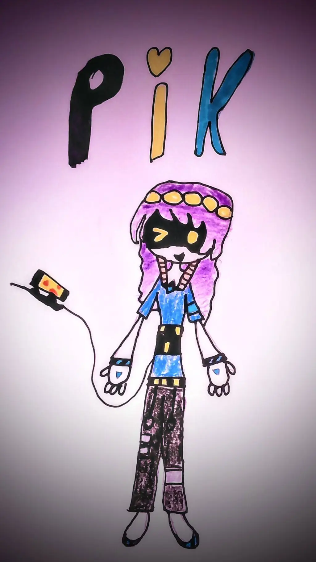 ai character: Pik (my md oc) background