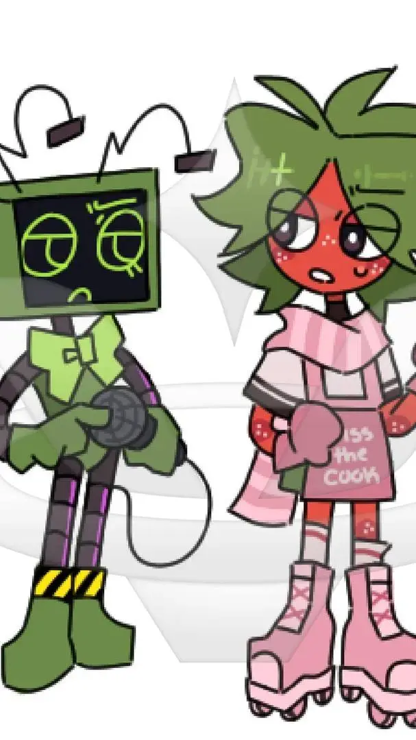 ai character: Vee and Sprout ✨ background