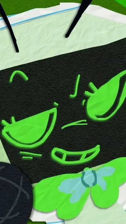 ai character: Vee💚📺 background